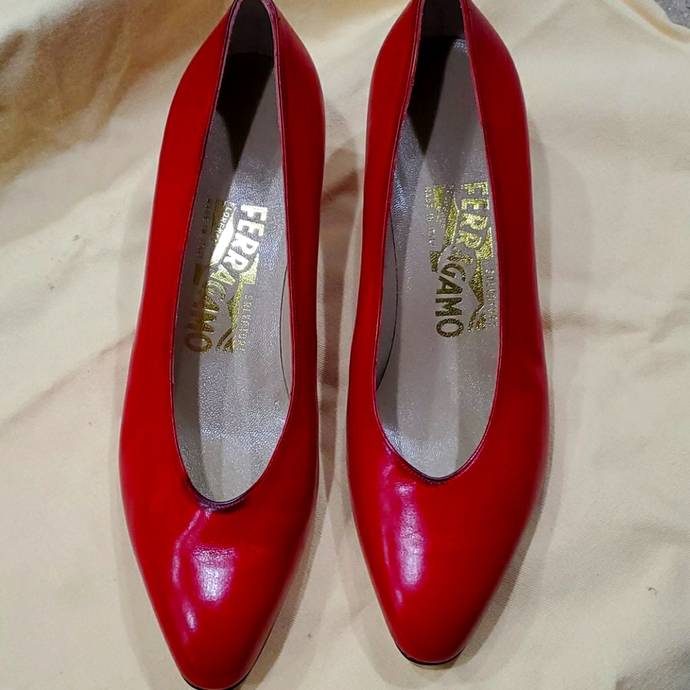 Red Ferragamo Heels